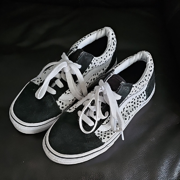 Vans Other - Vans Old Skool Dalmatian Black & True White Skate Shoes